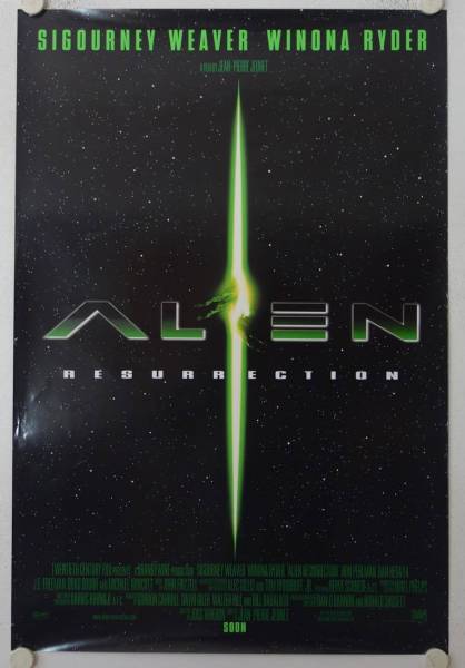 Alien - Die Wiedergeburt originales US Onesheet Filmplakat